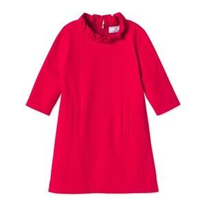 Classic Prep Claudia Dress in Lipstick Red